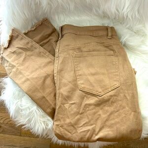 Shein Tan Jeans: Size: L